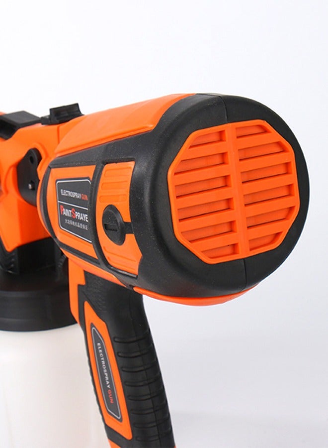 سبا لوكستيك رشاش طلاء، مسدس رش طلاء كهربائي عالي الطاقة 650 وات، 6 فوهات نحاسية و3 أنماط رش، رشاشات طلاء للديكور الداخلي والخارجي للمنزل، الأثاث، الخزائن، السياج، الأبواب، الجدران - Image 3