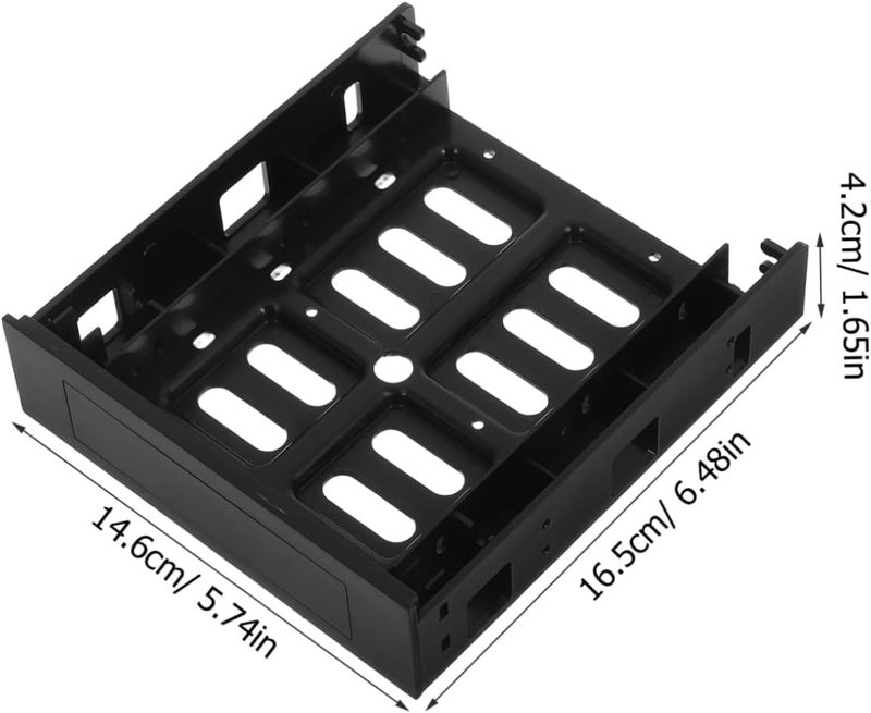 Front Bay Adapter Mounting Bracket for Sturdy for Optical Drive Bay Installation Heat-Resistant Static Hard Disk Holder - Image 2