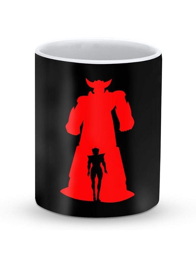Mug 11oz Ceramic Designer Mug- Grendizer Black