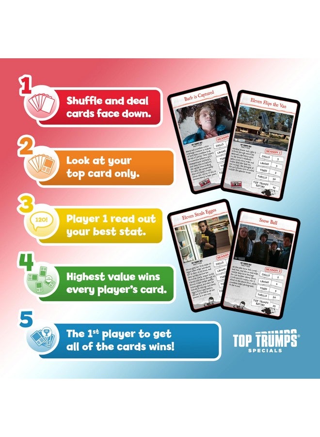 Top Trumps Top Trumps Card Game Tin Stranger Things Collector's Tin - Family Game for Teens and Adults - Teen Card Games for 2+ Players - Teen War Games - Card Games for Families - for 15 Plus for Teens - Image 3