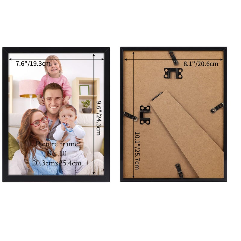 Giftgarden 8x10 Picture Frame Black  8 by 10 Thin Photo Frame for Wall Tabletop Display  Single - Image 2