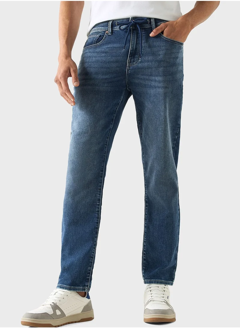 لي كوبر Rinse Wash Slim Fit Jeans