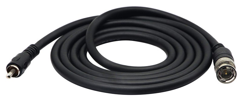 zdyCGTime BNC to RCA Extension Cable RCA Male to BNC Male Composite Video Connector Cable for Surveillance CCTV Camera System from DVR to TV (5ft/1.5M) - Image 3