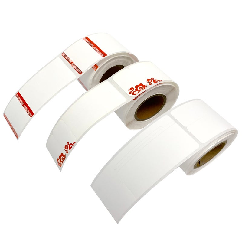 Thermal Jewelry Tags: T Type Cloud 25x30mm & 45mm 100 Sheets, Smooth Flat Surface For Clear Printing, Waterproof Oil-proof Scratch-resistant Tear-resistant, Synthetic Material Strong Tail Durable, Dir - Image 4