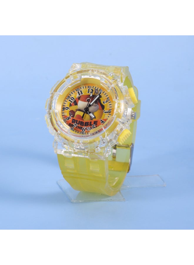 Spot Ice Princess Colorful Light Watch Fashion Creative Children's Watch Ultraman Luminous Watch-Color:Small Force - Image 1