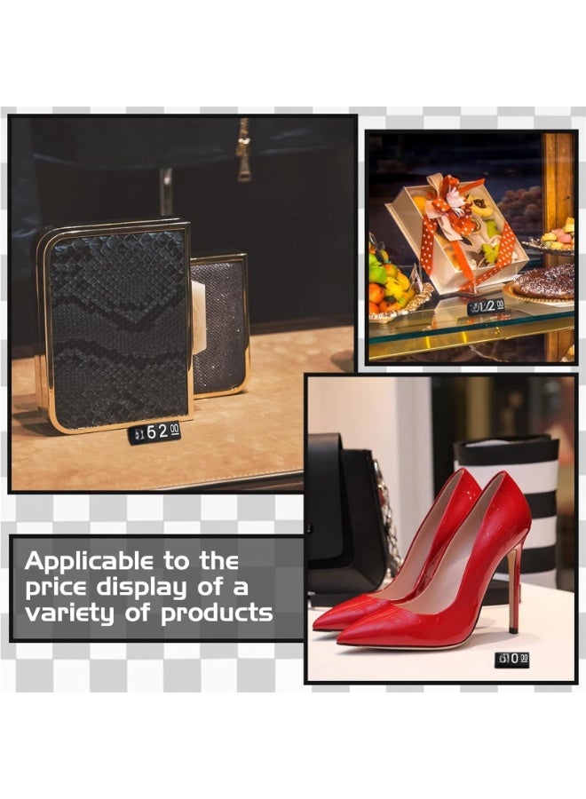 36PCS Price Display Cube Number Letter Price Cube Adjustable Price Tag Display Stand Label Pricing Label Stand Block Kit for Retail Shop Jewelry Price Display - Image 5