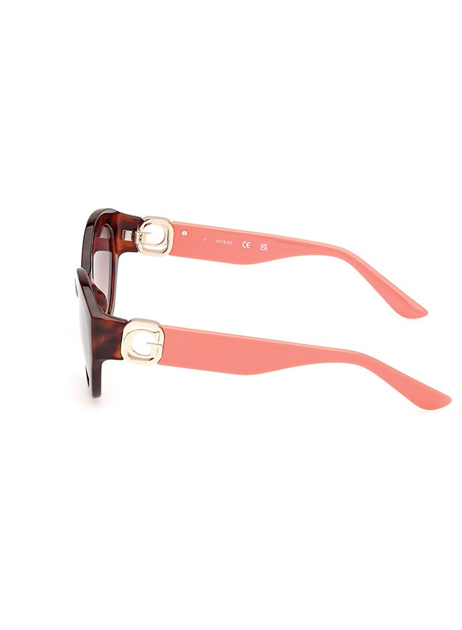 GUESS نظارة شمسية بيضاوية للنساء مع حماية من الأشعة فوق البنفسجية - GU0010452F56 - مقاس العدسة: 56 مم - Image 2