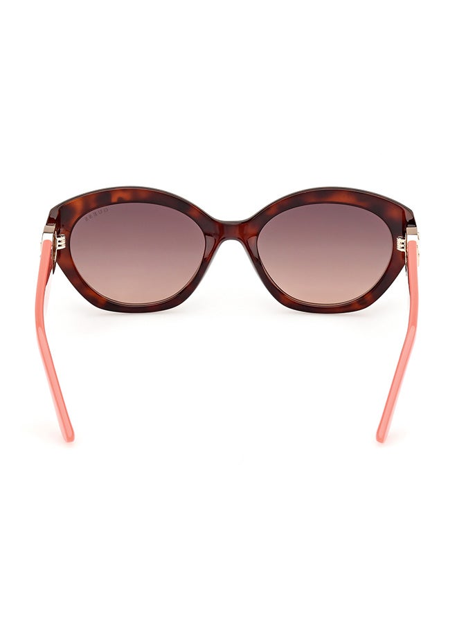 GUESS نظارة شمسية بيضاوية للنساء مع حماية من الأشعة فوق البنفسجية - GU0010452F56 - مقاس العدسة: 56 مم - Image 4