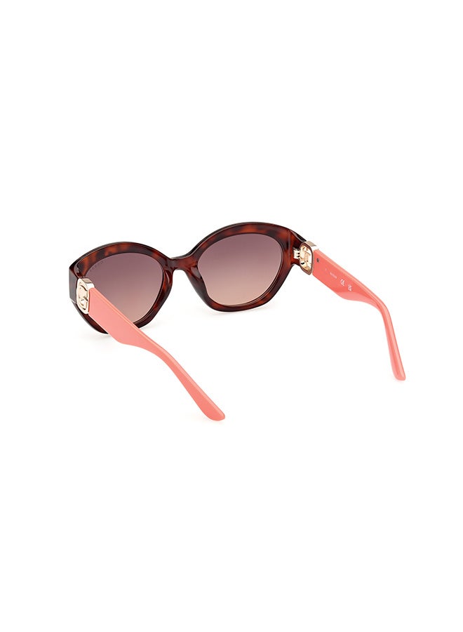 GUESS نظارة شمسية بيضاوية للنساء مع حماية من الأشعة فوق البنفسجية - GU0010452F56 - مقاس العدسة: 56 مم - Image 3