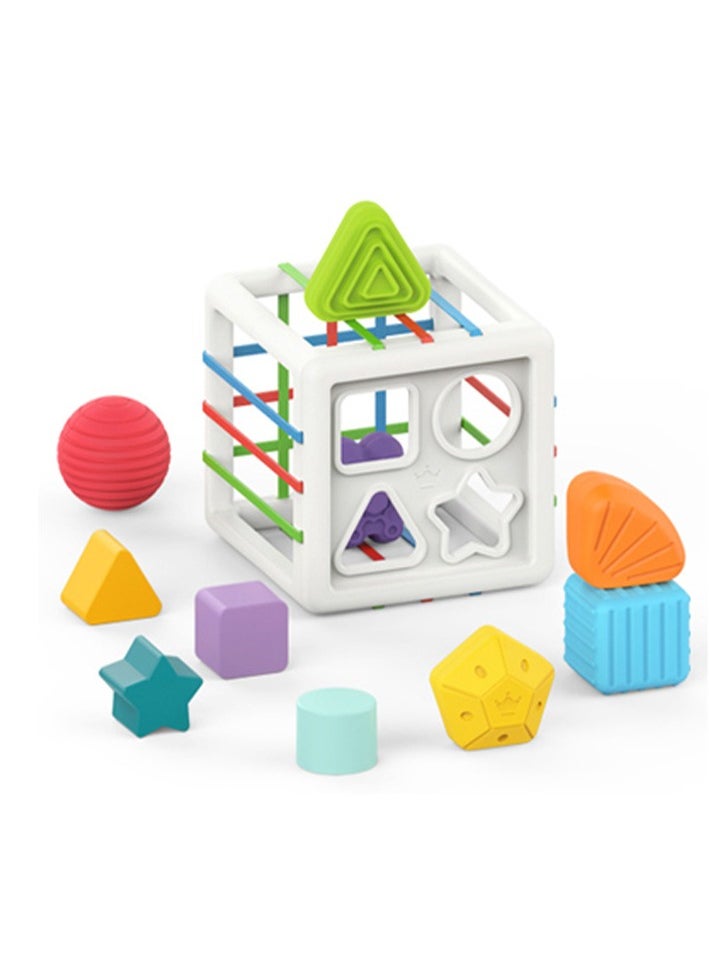 Occuwzz - Montessori Toys for Babies 3 Months, Sensory Toys Shape Sorter | Toddler Developmental Learning Toys, Colorful Textured Balls - Image 1