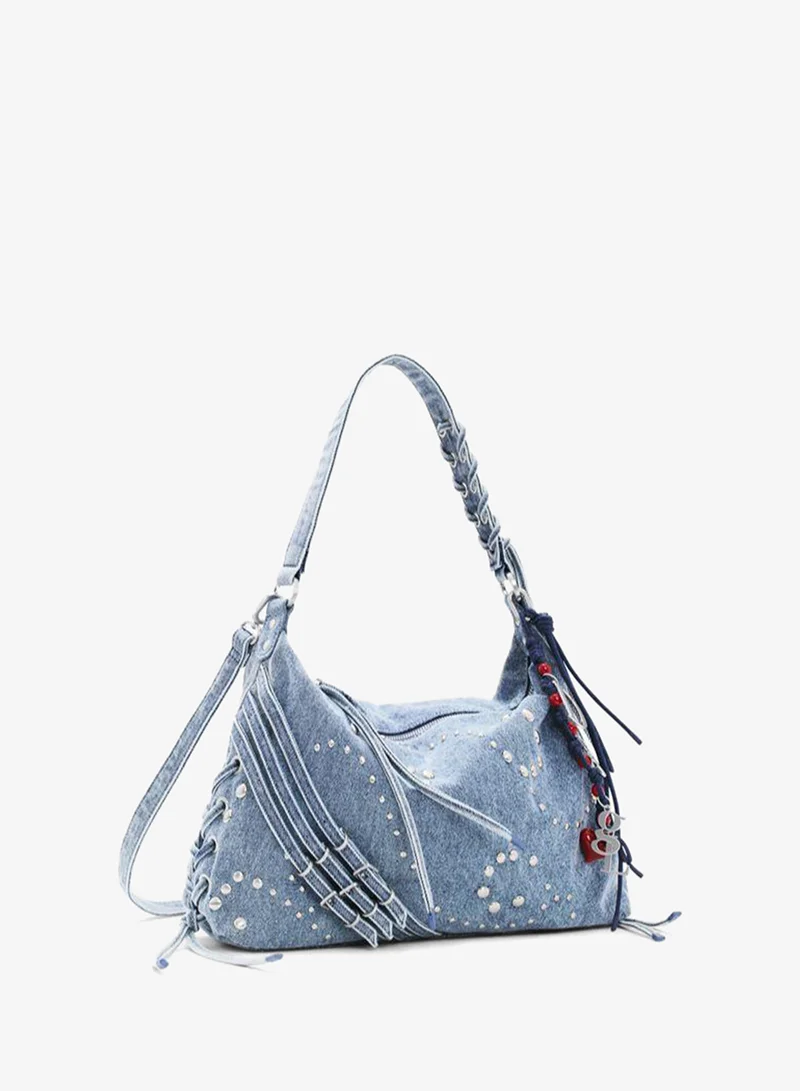 Desigual Blue Medium denim bag for Women | Best Price UAE