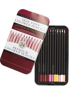 Peter Pauper Press Skin Tone Colored Pencils (24 soft core, high pigment pencils for skin tones and faces)  - Image 2