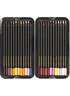 Peter Pauper Press Skin Tone Colored Pencils (24 soft core, high pigment pencils for skin tones and faces)  - Image 3