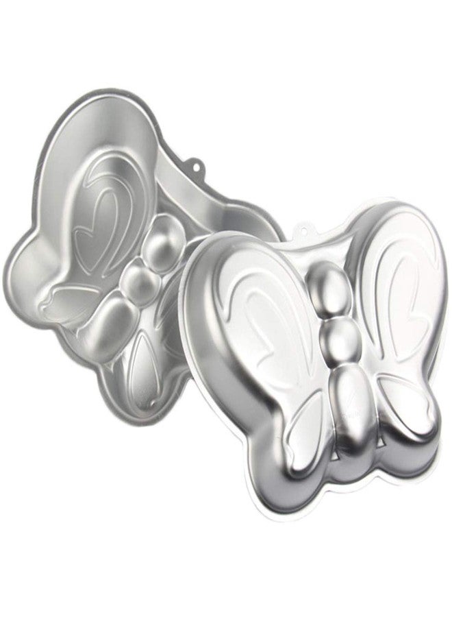 Pormasbenzer Butterfly Shaped Birthday Cake Pan Mould Aluminum 3D Animal DIY Cake Baking Pan for Birthday, Anniversary, Party, Christmas - Image 3