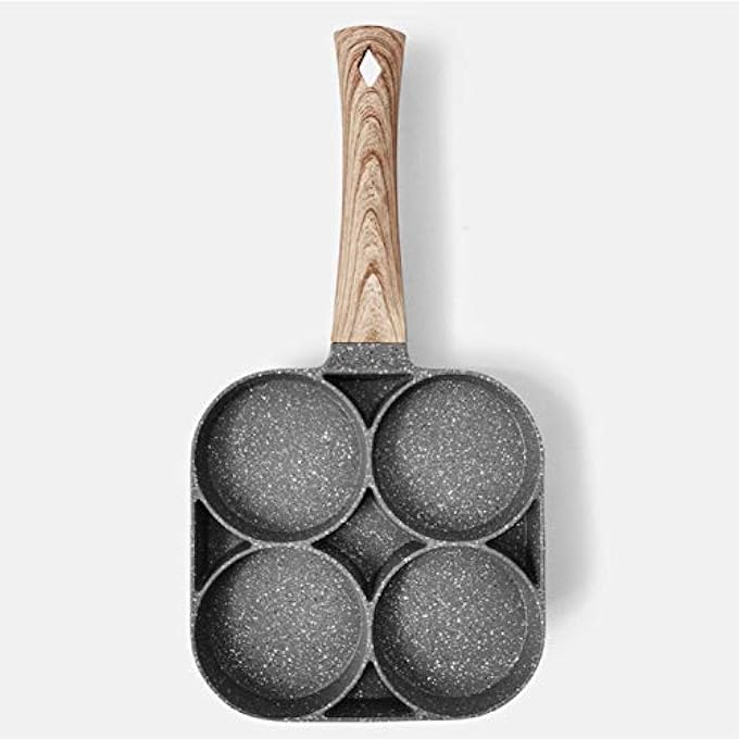 Unity Multi Egg Frying Pan NonStick With 4 Holes Fried Poached Egg Burger Steak Pan Breakfast Skillet Cooker For Home Kitchen Cooking Tool - Image 2