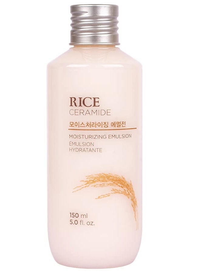 The Face Rice & Ceramide Moisturizer with Rice Extract for Brighten skin Lock moisture for 12 Hours for Soft & Glowing Skin 150ml - Image 1