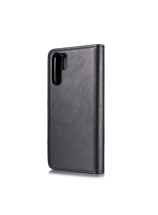 NIBEMINENT Flip Case Cover For Huawei P30 Pro Black - Image 2