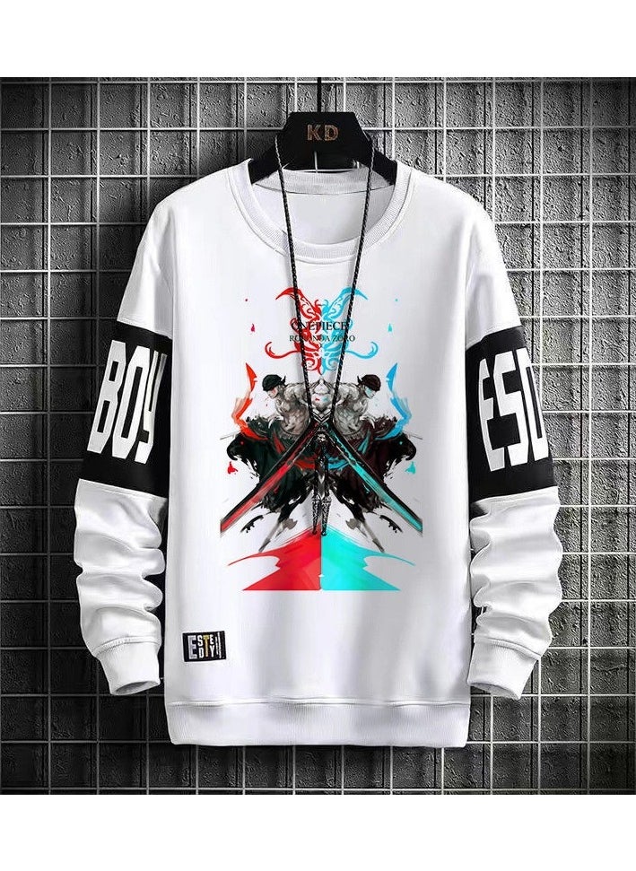 KUYING New One Piece Casual Loose Round Neck Hoodie  - Image 1