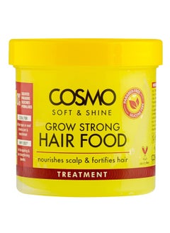COSMO Cosmo Soft & Shine Grow Strong Hair Food 175g | Nourishes Scalp & Fortifies Hair | Paraben Free | Silicone Free | Specially Formulated With Nourishing Oils | Yellow  - Image 1