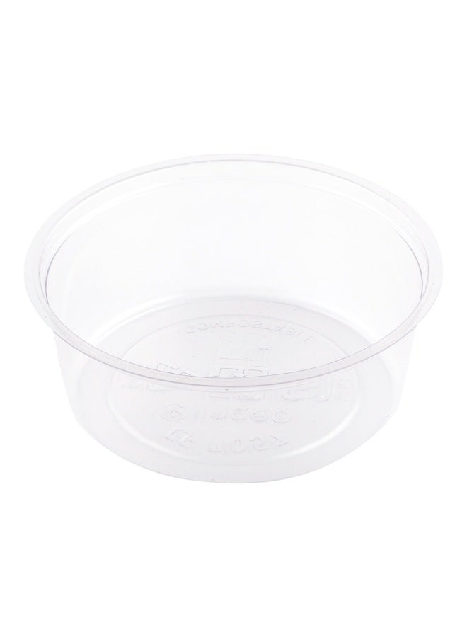 Restaurantware Basic Nature 2 Ounce Sauce Cups, 2000 Condiment Cups - Lids Sold Separately, Disposable, Clear PLA Plastic Portion Cups, For Samples, Sauces, Or Toppings - Image 1