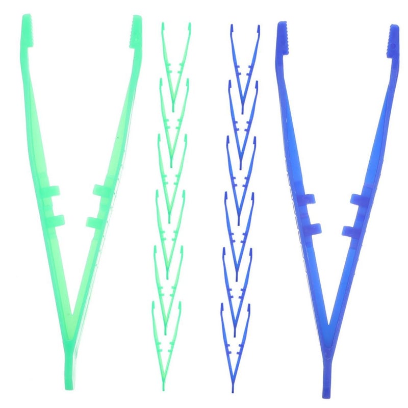 Plastic Tweezers For Kids Jewelry Making Craft Tools 1 Pack Fine Motor Skills - Image 2