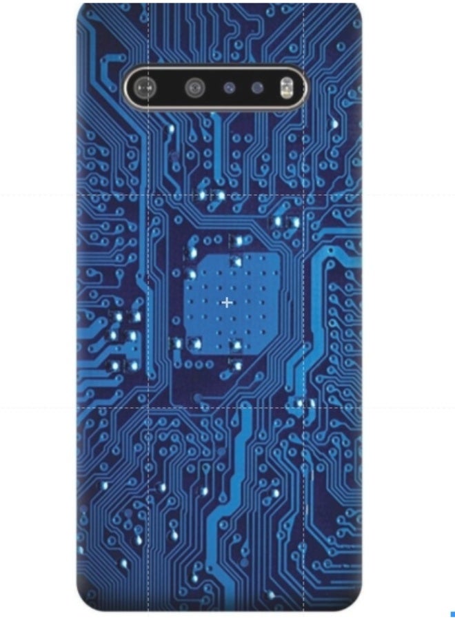 إيه إم سي ديزاين غطاء حماية بطبعة هاتف ال جي V60 ThinQ 5G