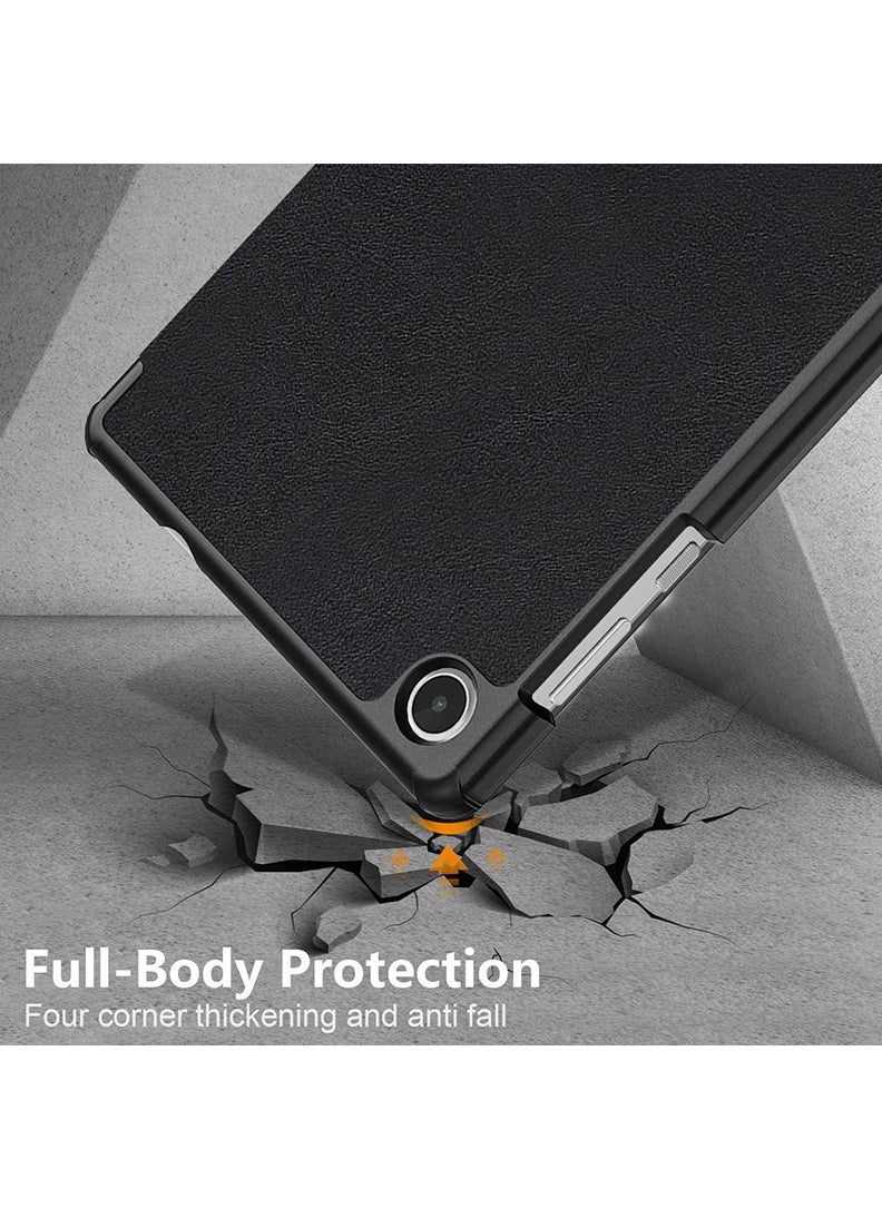 Theodor - Protective Flip Case For Lenovo Tab M8 (4th Gen) - 2023 With Trifold Stand Auto Wake Sleep Shockproof Cover collage 4 - Image 1