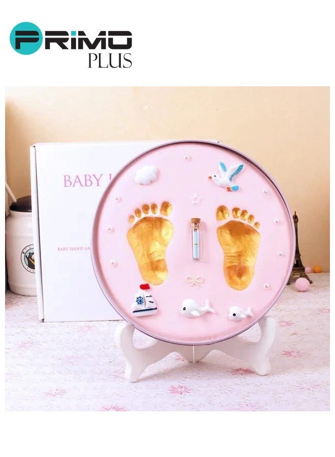 PRIMO PLUS High Quality Mud Cartoon Design Newborn Footprint Kit With Easy No-bake Drying for Kids - Image 1