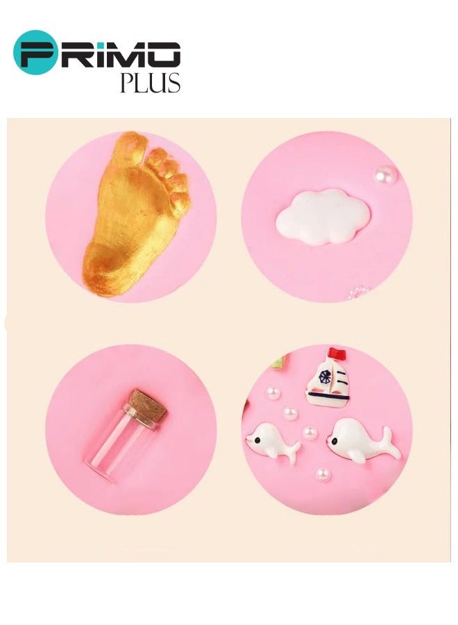 PRIMO PLUS High Quality Mud Cartoon Design Newborn Footprint Kit With Easy No-bake Drying for Kids - Image 2