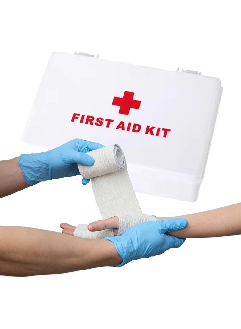 alayjah DIN 13164, Original Emergency Essentials Set 44 Pieces + Gift, Mandatory Kit, For Home Car and Office, Basic Treatment, First Respond Tool, 10700030 - Image 2