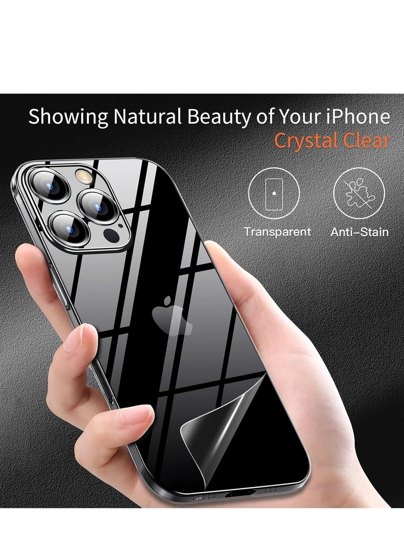 JAJEEK Dataroad iPhone 16 Pro Max Slim Case, 0.2mm Fit [Paper-Thin] Lightweight Case, Translucent Matte Finish PP Back Protection, Anti-Fingerprint & Yellowing, Compatible with iPhone 16 Pro Max 6.9-Inch – Clear - Image 3