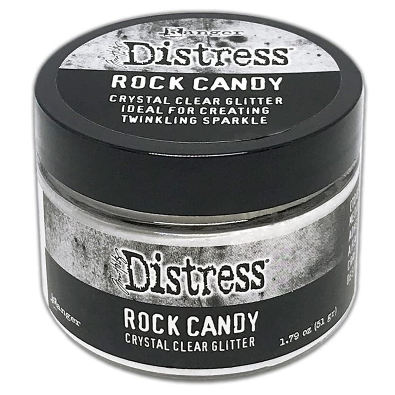 Tim Holtz TDR35879 Ranger 3 oz Distress Stickles Clear Rock Candy Multi Coloured  Packaging May Vary
