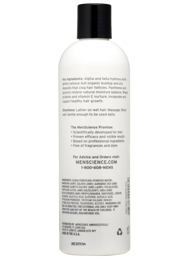 MENSCIENCE - Androceuticals Daily Shampoo, 12 Fl Oz (Pack Of 1) - Image 1