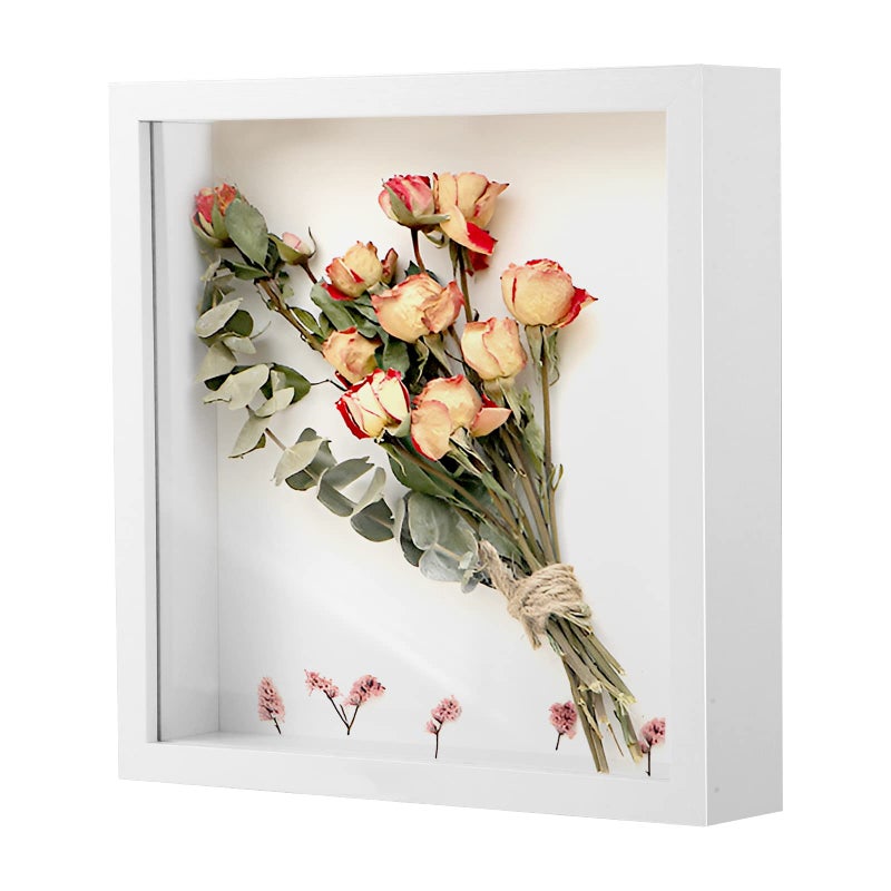 3D Shadow Box Frame 8x8 Box Frame Deep Picture Frame For Filling Frame Square Frame Box Frames For Crafts 3d Deep White