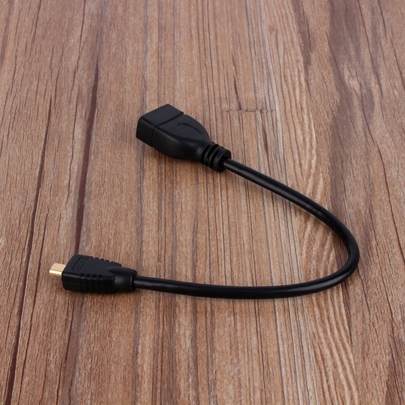 محول من مايكرو HDMI إلى HDMI: تقنية 1080P و 3D، قناة إعادة الصوت - توصيل سهل الاستخدام، مقاوم للتآكل، نقل إشارة لربط الكمبيوتر المحمول والجهاز اللوحي والتلفزيون وشاشات العرض - Image 2