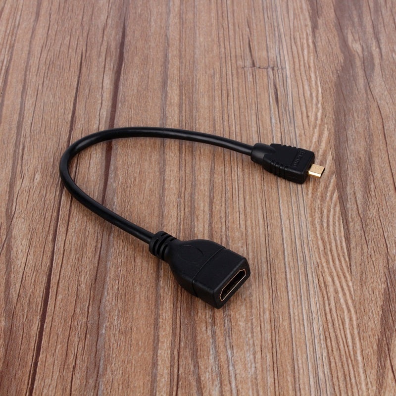 محول من مايكرو HDMI إلى HDMI: تقنية 1080P و 3D، قناة إعادة الصوت - توصيل سهل الاستخدام، مقاوم للتآكل، نقل إشارة لربط الكمبيوتر المحمول والجهاز اللوحي والتلفزيون وشاشات العرض - Image 3