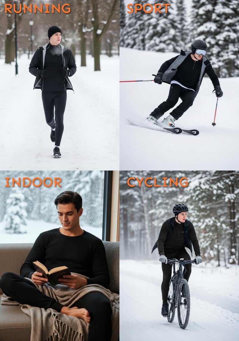 Andrew Scott Men's Traditional Waffle Thermal Underwear Bottoms | Cotton Blend Baselayer Thermal Pants | Multi Packs - Image 5