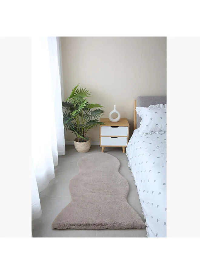 Home Box Faux Rabbit Fur Rug 125 x 75 cm