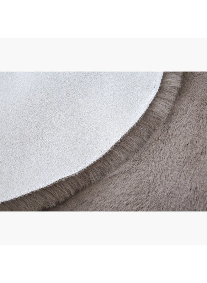 Home Box Faux Rabbit Fur Rug 125 x 75 cm