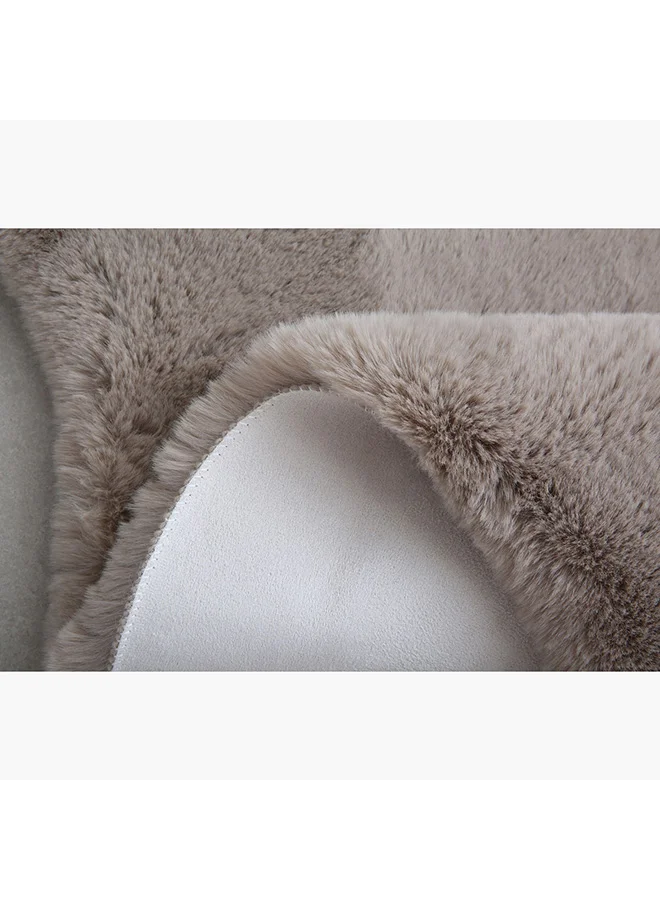 Home Box Faux Rabbit Fur Rug 125 x 75 cm