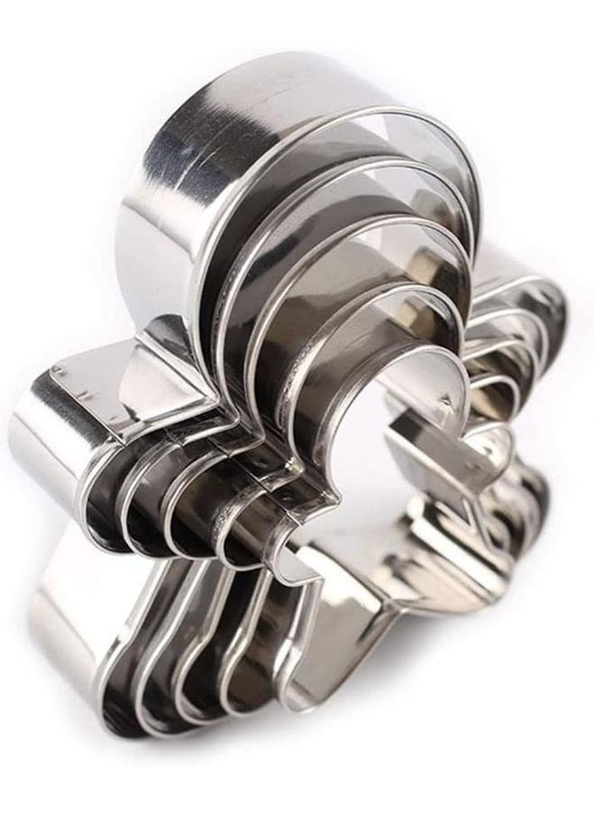 yongsheng Cookie Cutter Set,5PCS Gingerbread woman Cutters Stainless Steel F or Holiday Baking Assorted Sizes Stainless Steel  - Image 2