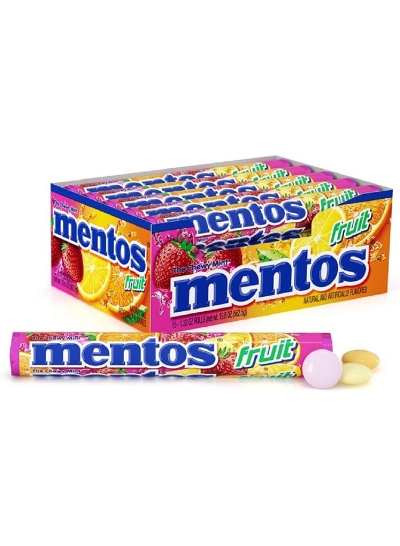 Mentos Roll Fruit 29g Pack of 14 - Image 1