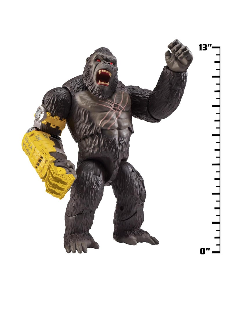 Playmates Toys Godzilla x Kong: 13" Mega Deluxe Power Punch Kong Figure Toys - Image 2