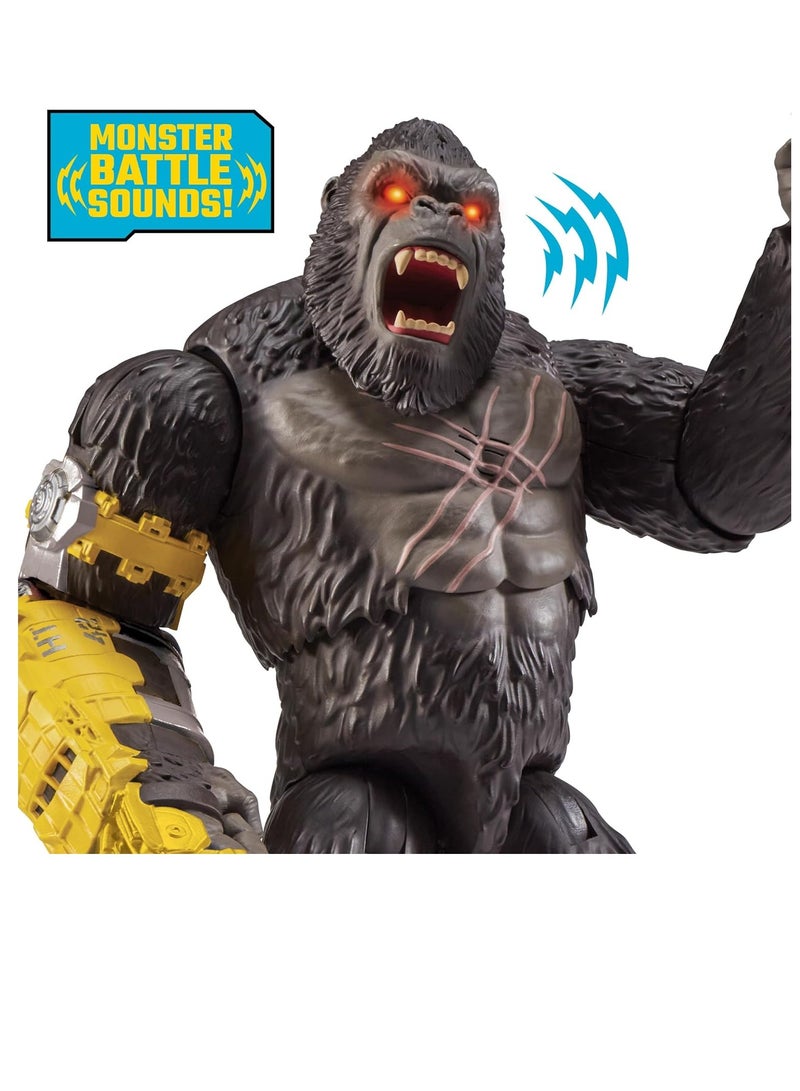 Playmates Toys Godzilla x Kong: 13" Mega Deluxe Power Punch Kong Figure Toys - Image 3