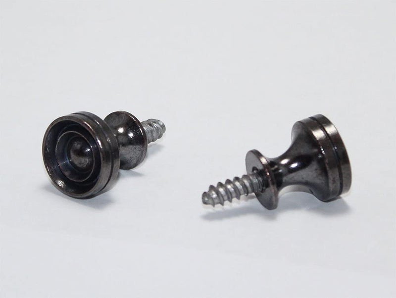 Gemm Piano Supply Antique Bronze Piano Desk Knobs with Wood Screws - 1 Pair - Furniture Repair - Image 3