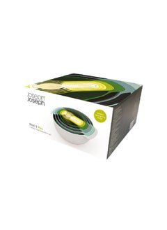 Joseph Joseph 9-Piece Dishwasher Safe Plus Nesting Polypropylene Bowl Set Multicolor 14.5 x 28.5 x 28.5 cm 40076  - Image 5