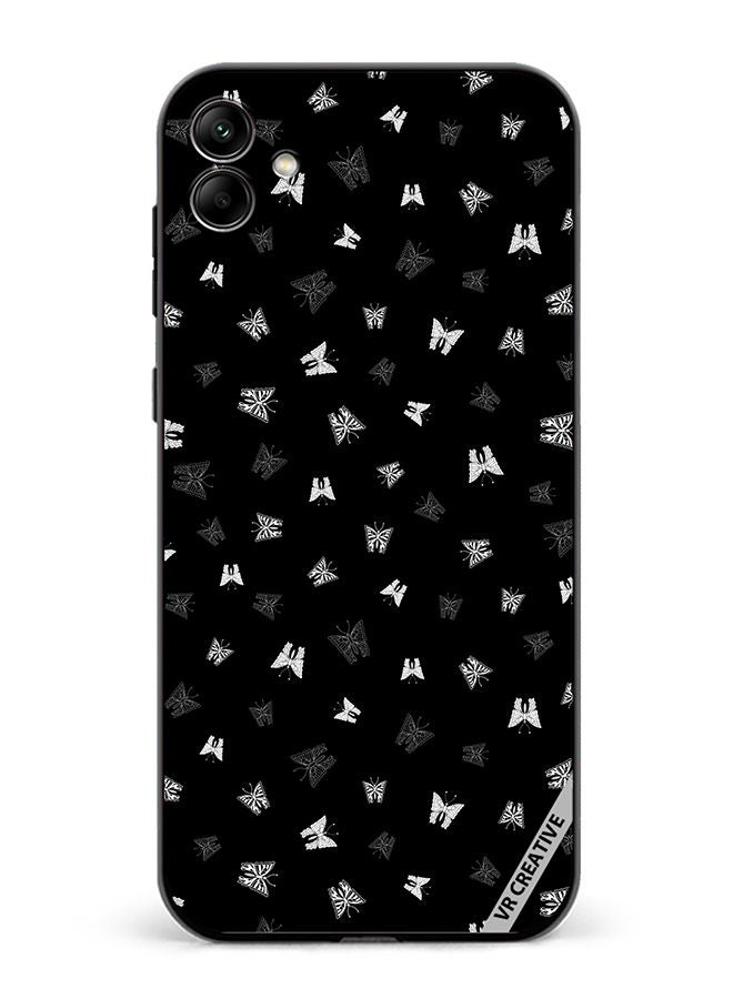 VR CREATIVE Protective Case Cover For Samsung Galaxy A04 Butterfly Black And White Design Multicolour - Image 1