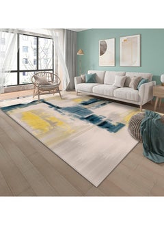 KUYING Colorblock Chic Non-Slip Floor Carpet Synthetic Fibre 