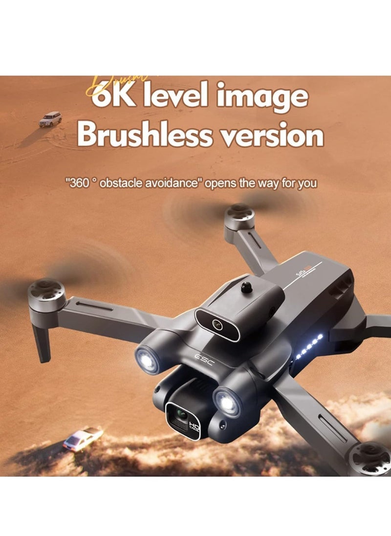 Gravity P12 Pro 4K HD Drone with Dual Camera – 120° Wide-Angle Lens, FPV WiFi Live Streaming, Foldable & Lightweight, Smart Position Locking, One-Key Return, Gesture & Voice Control, Long Battery Life - Image 2