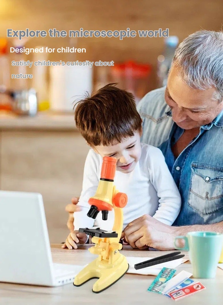 Scientific Biology Experiment Equipment Microscope Toys 1200 Times Microscope Toys Start the Journey of Microscopic Observation - Image 2